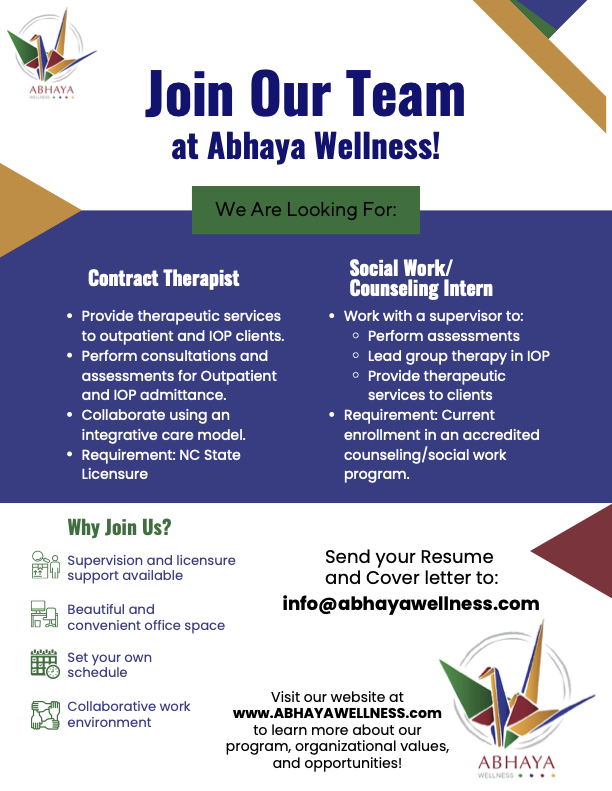 Abhaya Wellness is Hiring